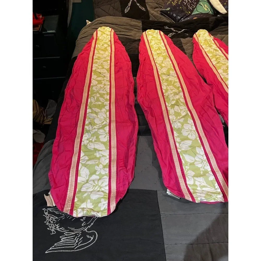 Pottery barn kids luau pink surfboard dining table runner runners